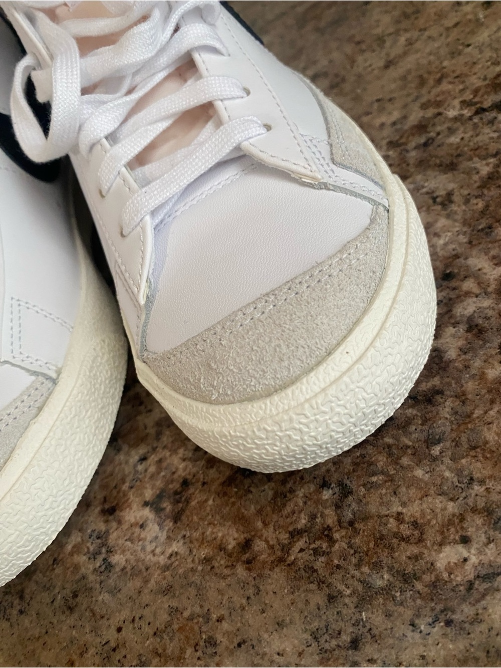 Nike blazer Mid ‘77 white/black men’s size 10.5 - Picture 5 of 7